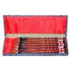 Set of Seven Chinese Wolf Hair Art Brushes